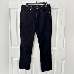 J.Crew Black '96 Straight Leg Denim Jeans